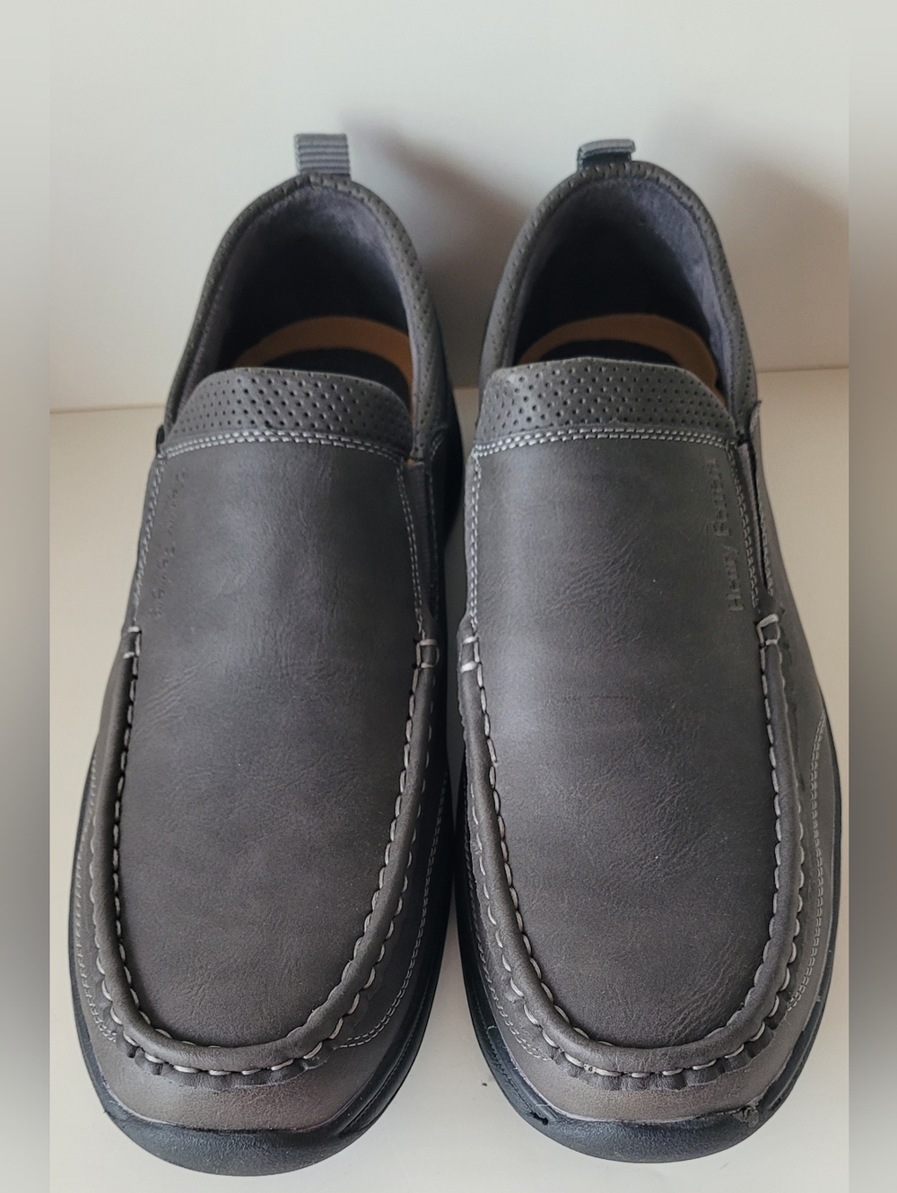 New Henry Ferrera Milara 100 Mens gray dress shoes size 9.5